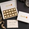 15 Pcs Rectangle Printed Chocolate Box | Premium Chocolates for Gifting