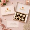 6 Pcs Heart Printed Chocolate Box | Made for Memorable Celebrations