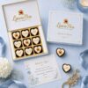 9 Pcs Heart Printed Chocolate Box | Elegant Gifts for Every Occasion