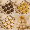 corpoate use gift golden-wrap-chocolate-product-process