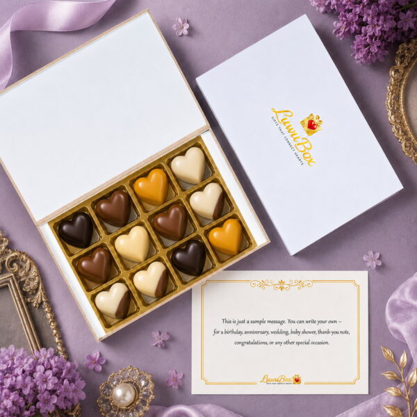 12 Heart NPluwubox-assorted-heart-chocolates-12pcs-lavender-gift-box