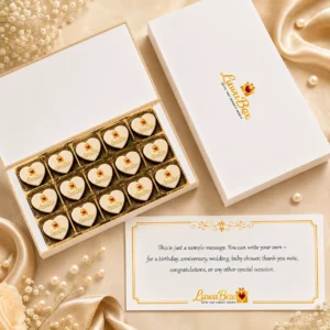 15pcs Heart Ap - luwubox-custom-printed-heart-chocolates-12pcs-champagne-gift-box