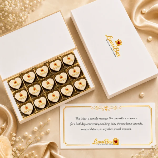 15pcs Heart Ap - luwubox-custom-printed-heart-chocolates-12pcs-champagne-gift-box