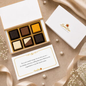 6 assroted NP- luwubox-assorted-square-chocolates-6pcs-champagne-gift-box