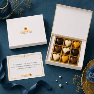 9 Heart NPluwubox-assorted-heart-chocolates-9pcs-teal-blue-gift-box