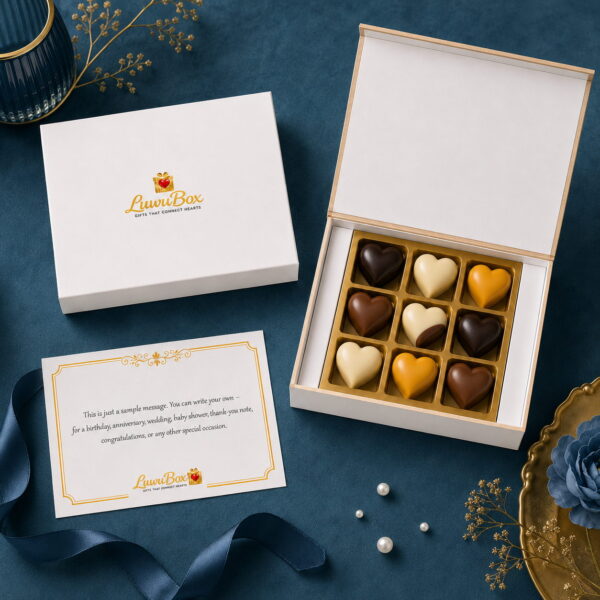 9 Heart NPluwubox-assorted-heart-chocolates-9pcs-teal-blue-gift-box