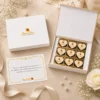 9pcs Heart Ap - luwubox-custom-printed-heart-chocolates-9pcs-champagne-gift-box
