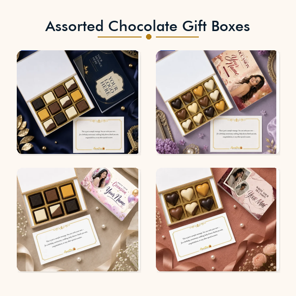 Assorted chocolate gift box for wife anniversary gift