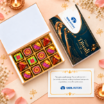 luwubox-diwali-chocolate-gift-box-12-piece-teal-gold-diya-1.webp