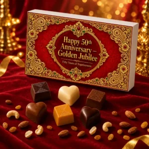 personalized-50th-golden-jubilee-chocolate-gift